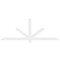 Ekena Millwork Kennewick Architectural Grade PVC Gable Bracket, 96"W x 36"H x 2"D x 4"F, 9/12 Pitch GBP096X36X0204KEN00 - alternate 5